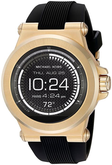 michael kors smartwatch touch screen macys black|Michael Kors elctronic watches.